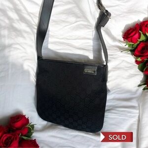 Gucci Nylon Shoulder Bag Vintage